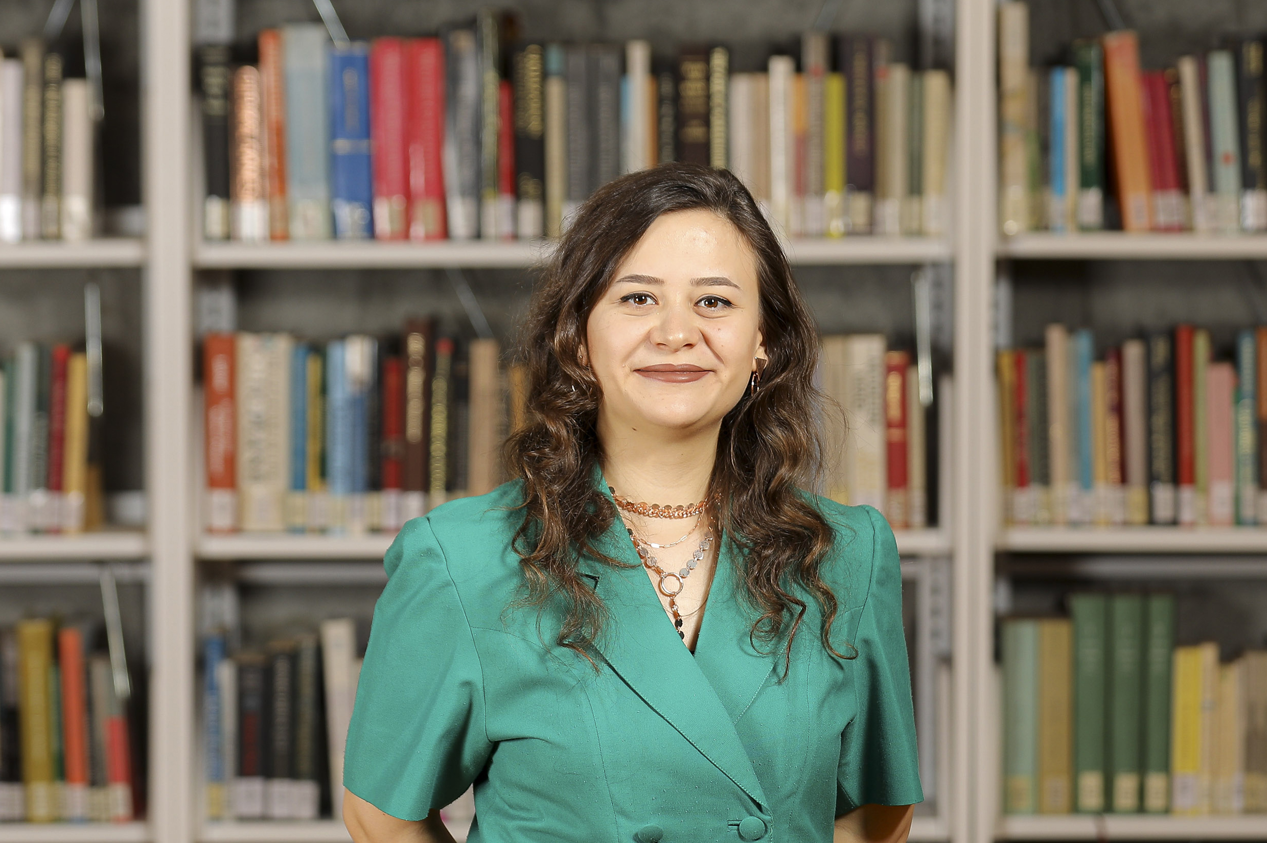 Librarian Fatma Akyol